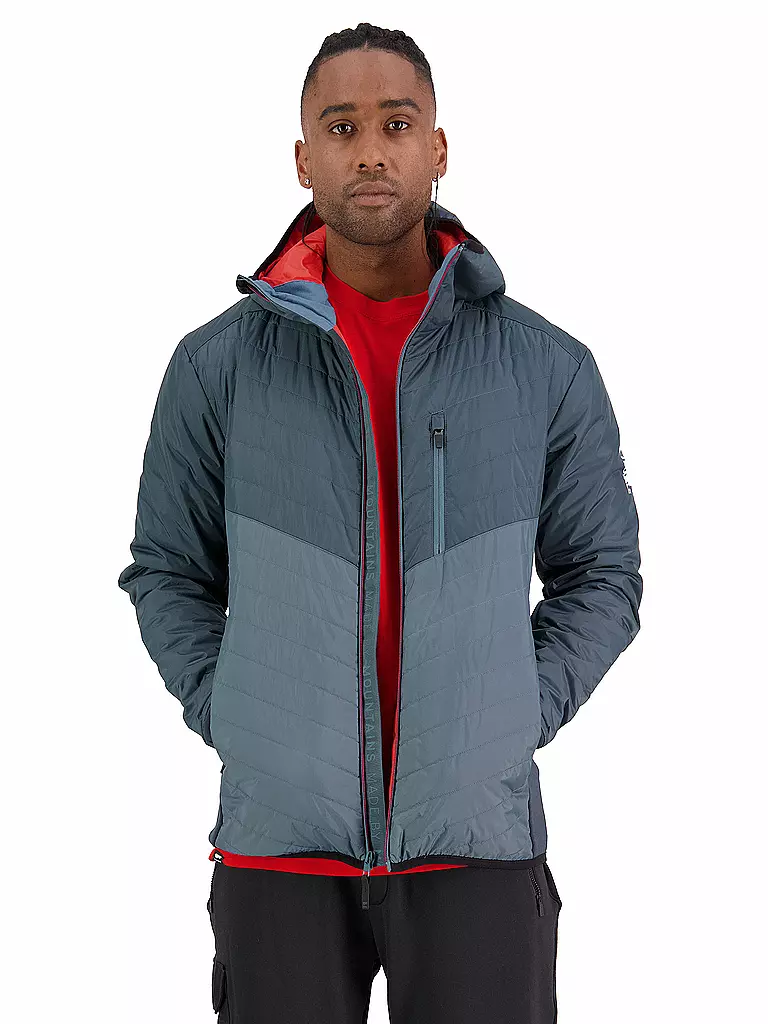 MONS ROYALE | Herren Hybrid Fleecejacke Arete Merino | grau