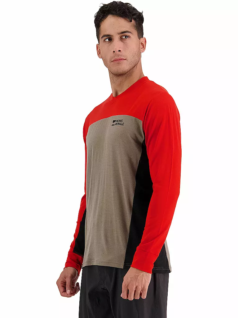 MONS ROYALE | Herren Radshirt Redwood Enduro VLS | rot