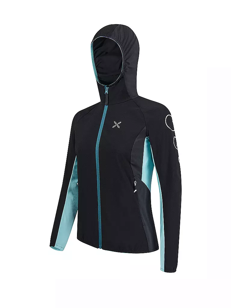 MONTURA | Damen Fleecejacke Flash Sky Hoodie | schwarz