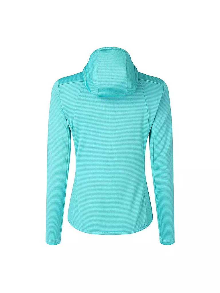 MONTURA | Damen Fleecejacke Kristall Maglia Hoodie | türkis