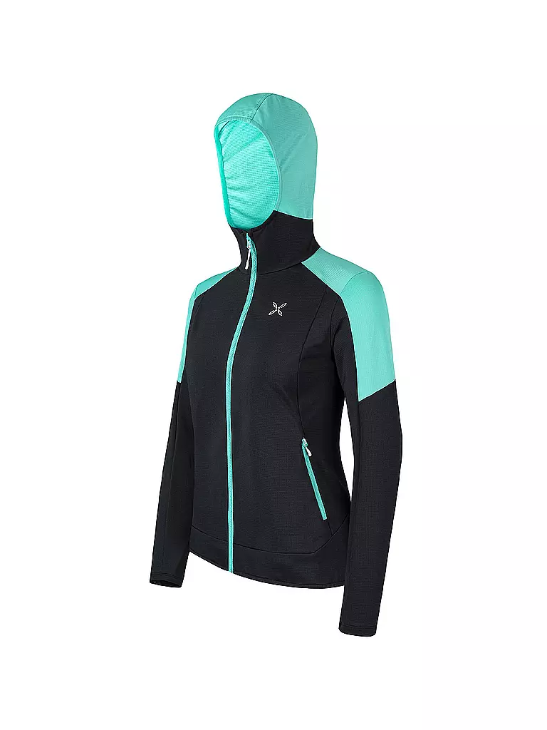 MONTURA | Damen Fleecejacke Light Revolution Hoodie | schwarz
