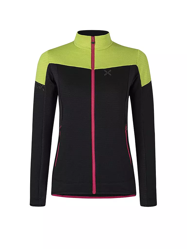 MONTURA | Damen Fleecejacke Stretch Mind Maglia | schwarz