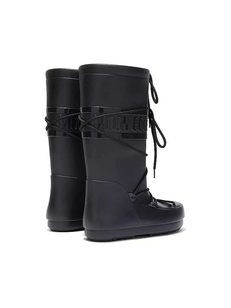 MOON BOOT | Damen Schneestiefel High Rubber WP | schwarz