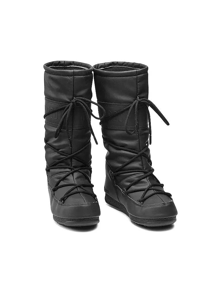 MOON BOOT | Damen Schneestiefel High Rubber WP | schwarz