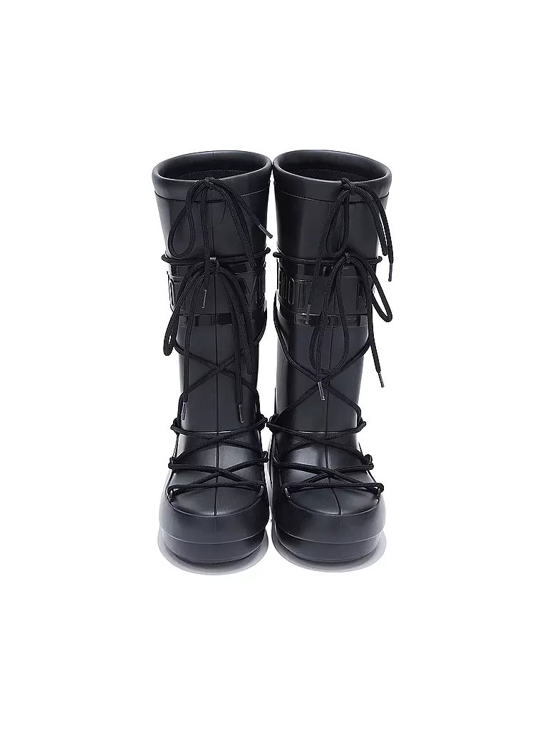 MOON BOOT | Damen Schneestiefel High Rubber WP | schwarz