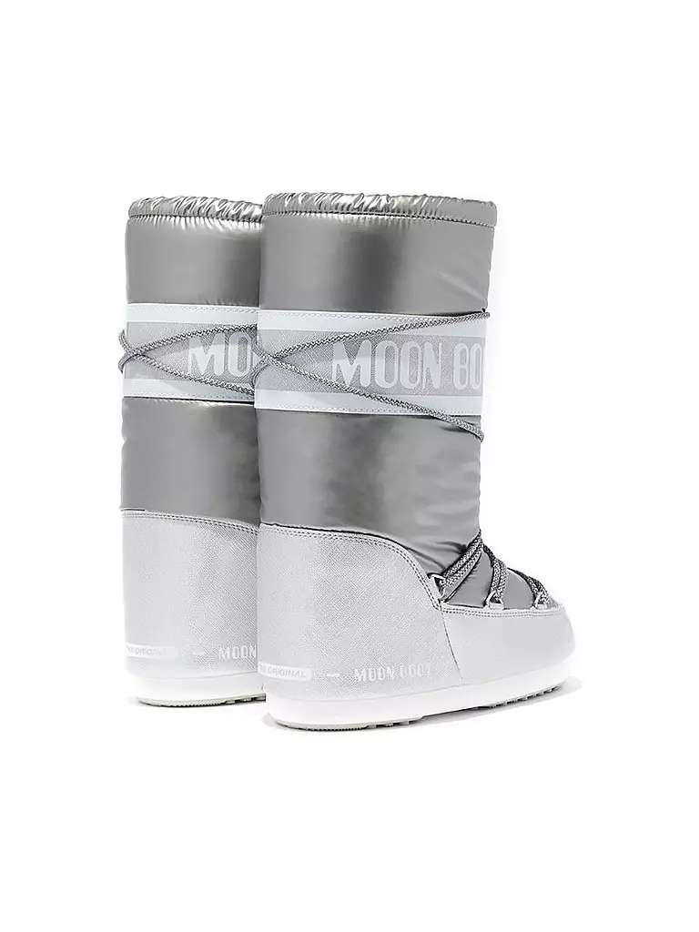 MOON BOOT | Damen Schneestiefel Icon Pillow | silber