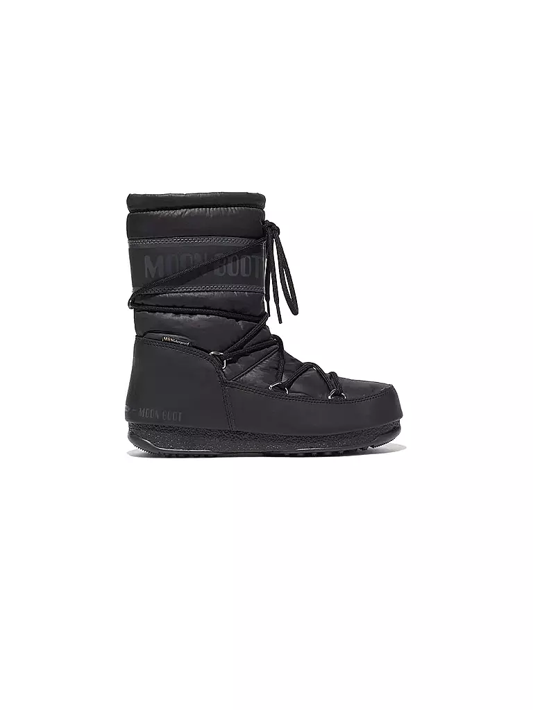 MOON BOOT | Damen Schneestiefel Mid Nylon WP | schwarz