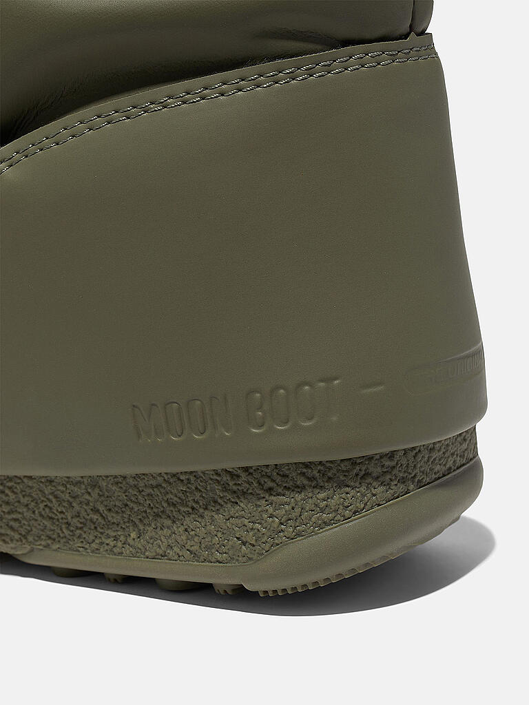 MOON BOOT Damen Schneestiefel Mid Rubber WP dunkelgrün