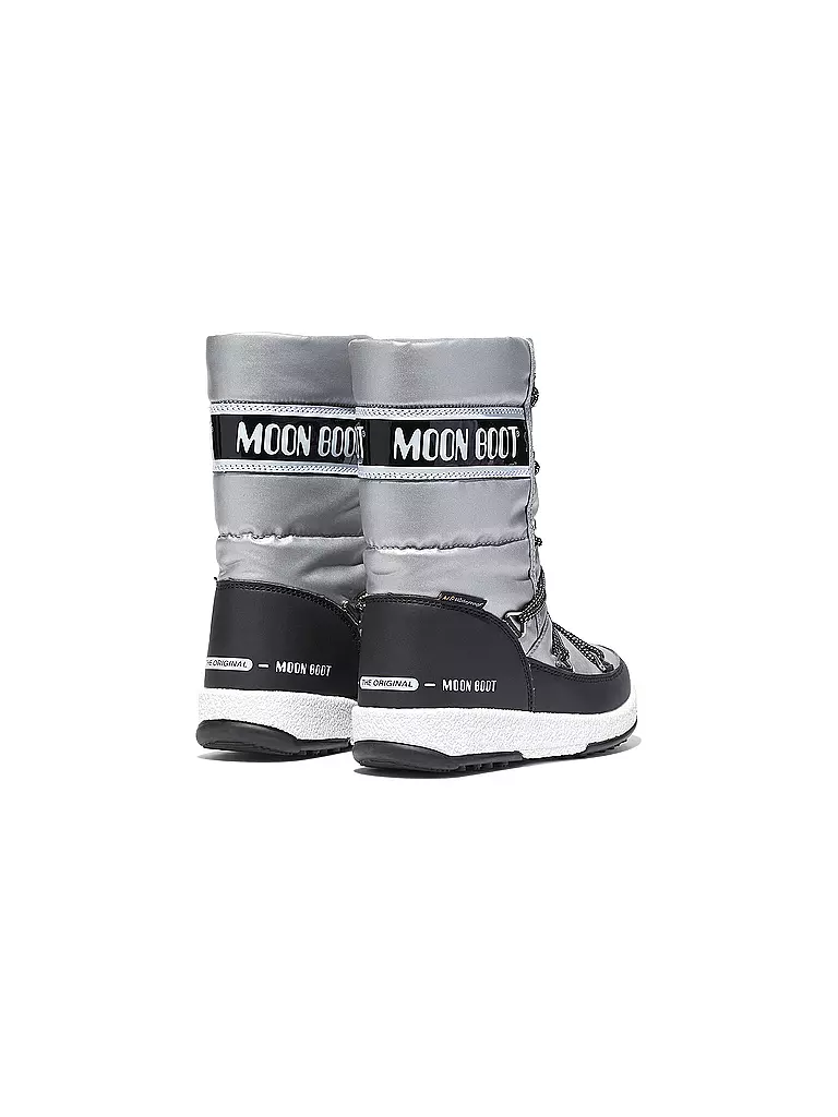 MOON BOOT | Kinder Schneestiefel Jr G. Quilted WP | silber