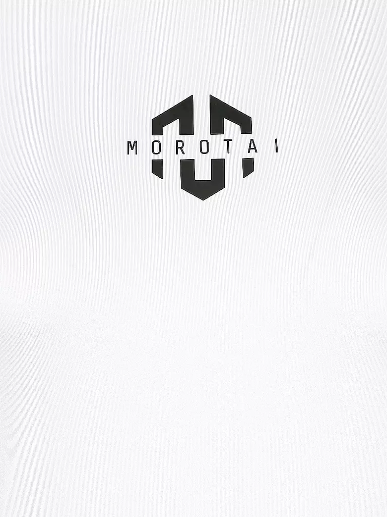 MOROTAI | Damen T-Shirt Performance Logo | weiß