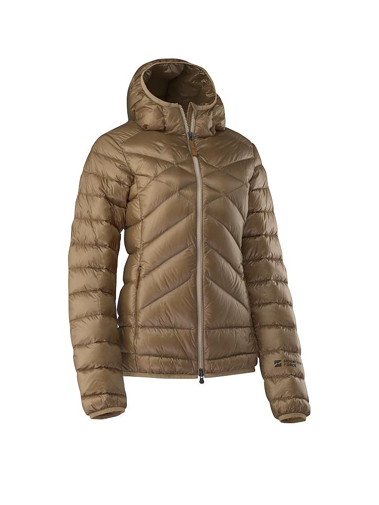 MOUNTAIN FORCE | Damen Daunenjacke mit Kapuze | 