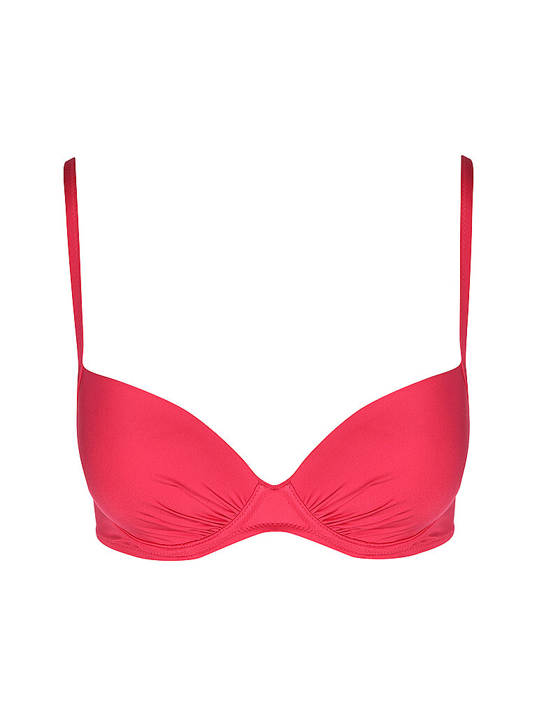 Damen Bikinioberteil Schale Basic rot 34 W