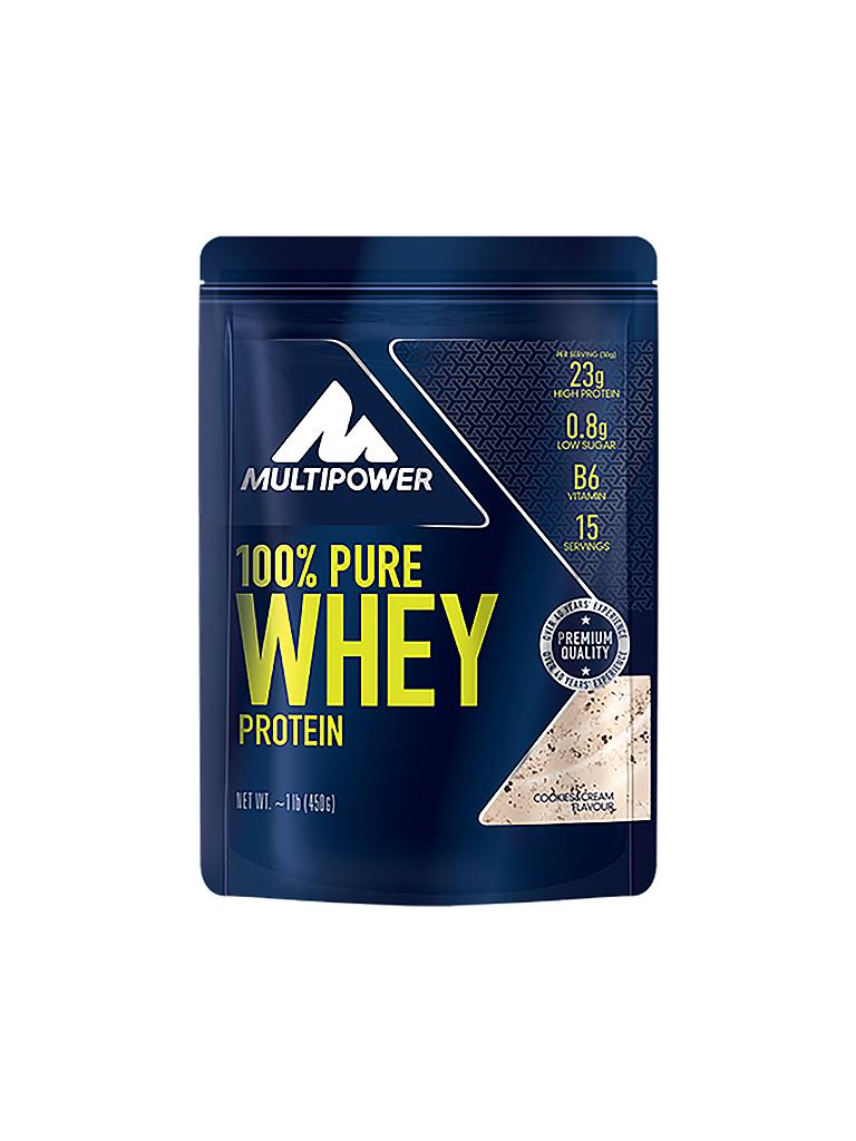 MULTIPOWER |  Proteinpulver 100% Pure Whey Protein 450g Cookies & Cream | keine Farbe