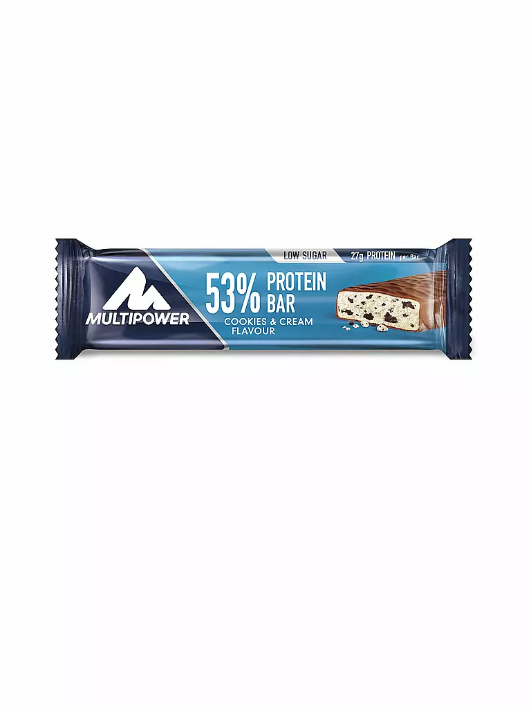 MULTIPOWER | 53% Protein Bar 50g Cookies & Cream | keine Farbe