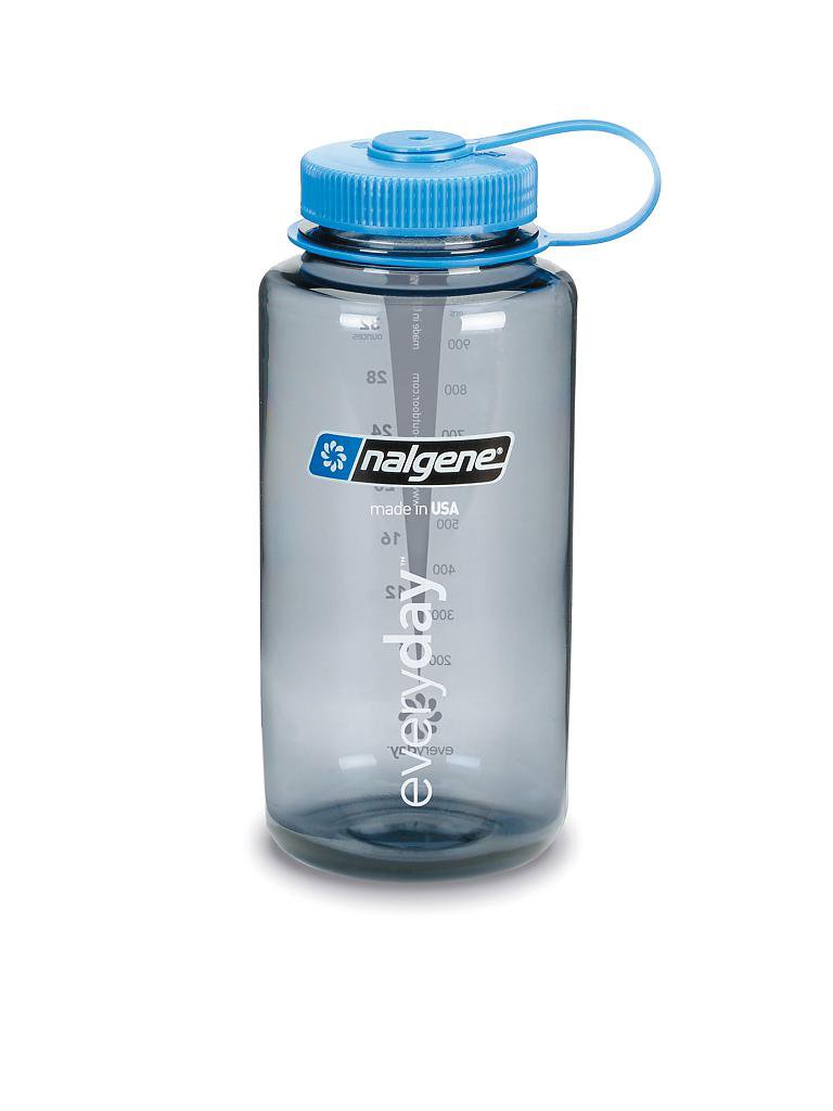 Nalgene Trinkflasche Wide Mouth Bottle 1000ml Grau