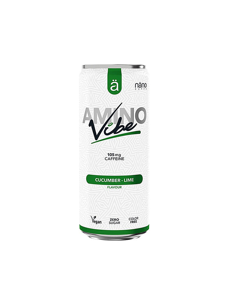 NANOSUPPS | Energy Drink Amino Vibe 330ml Cucumber Lime | keine Farbe
