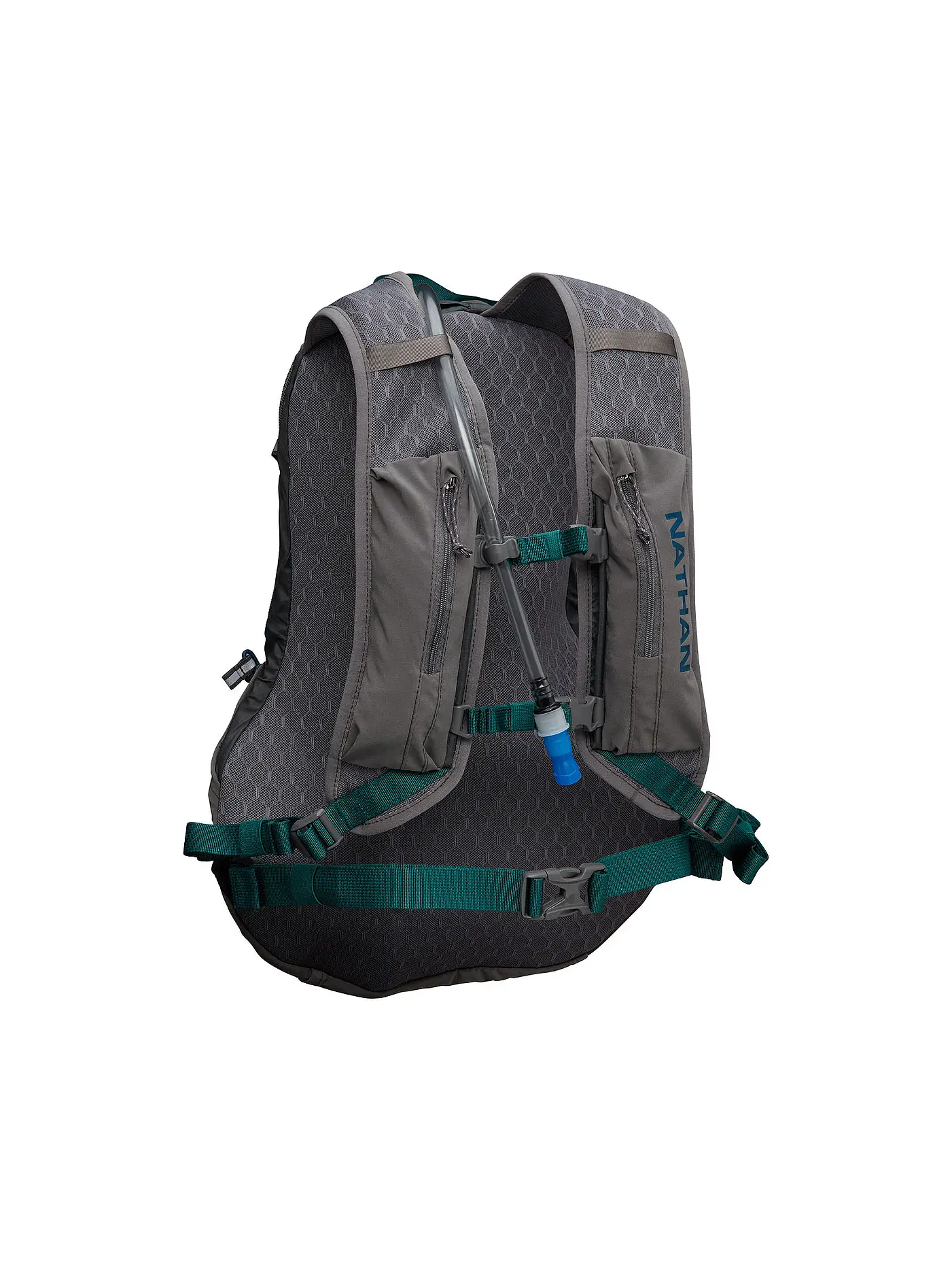 NATHAN | Rucksack Crossover 10L inkl. 1,5L Blase | grau