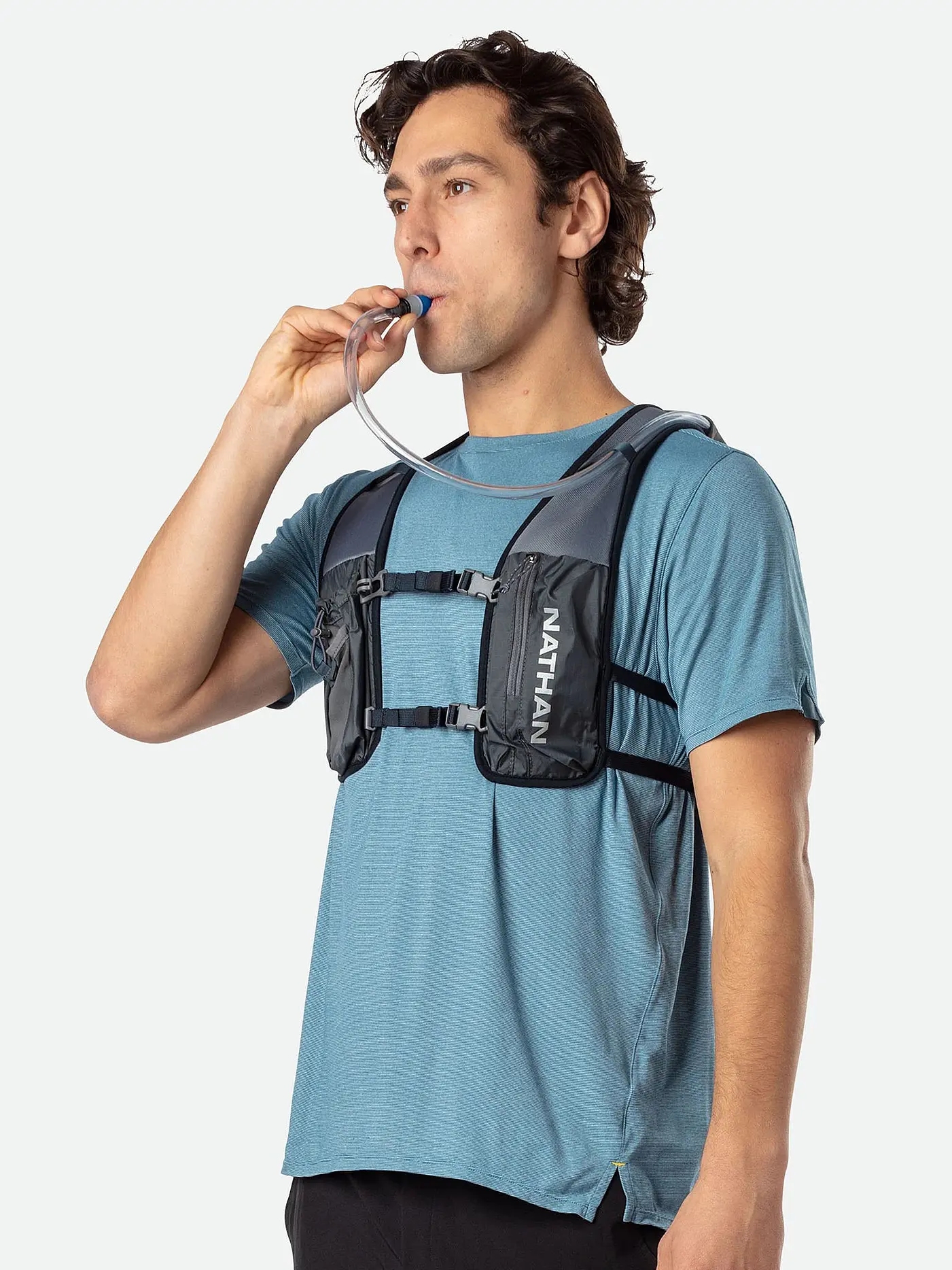 NATHAN | Trinkrucksack Quickstart 3L inkl. 1,5L Blase | grau