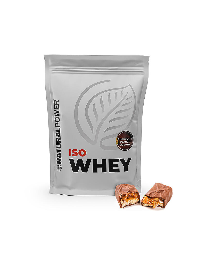 NATURAL POWER | Proteinpulver Iso Whey 1000g Chocolate Peanut Caramel | keine Farbe