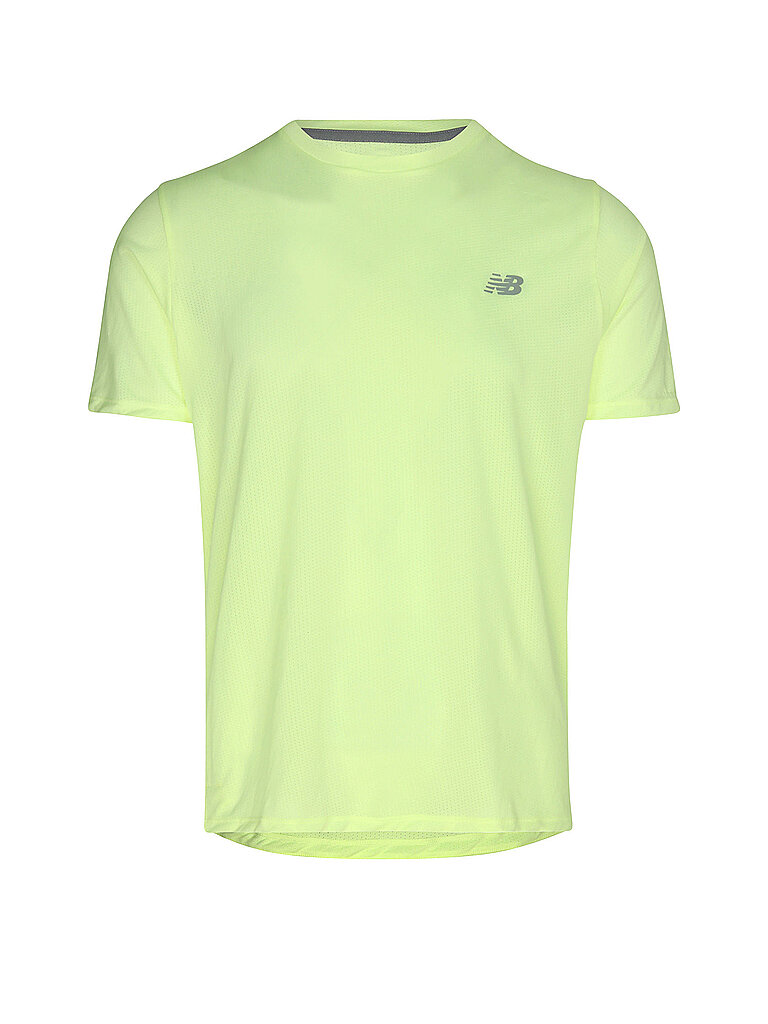 New Balance Short Sleeve Recycled Polyester Gelb