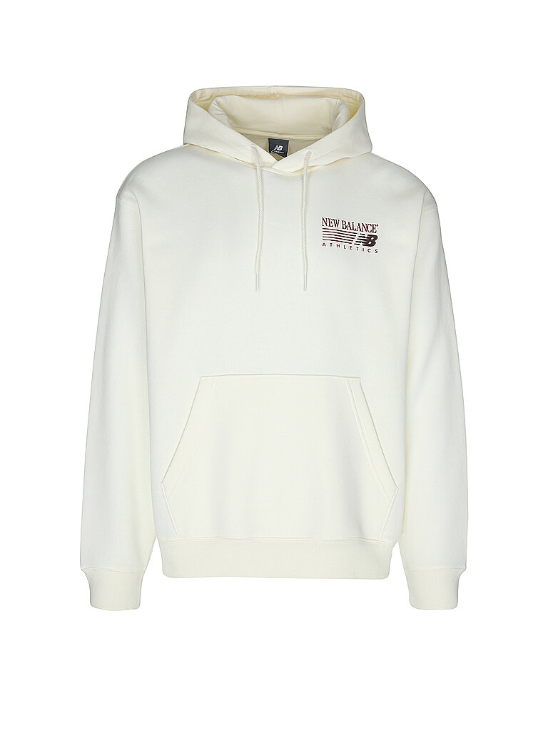 NEW BALANCE Herren Hoodie creme | S