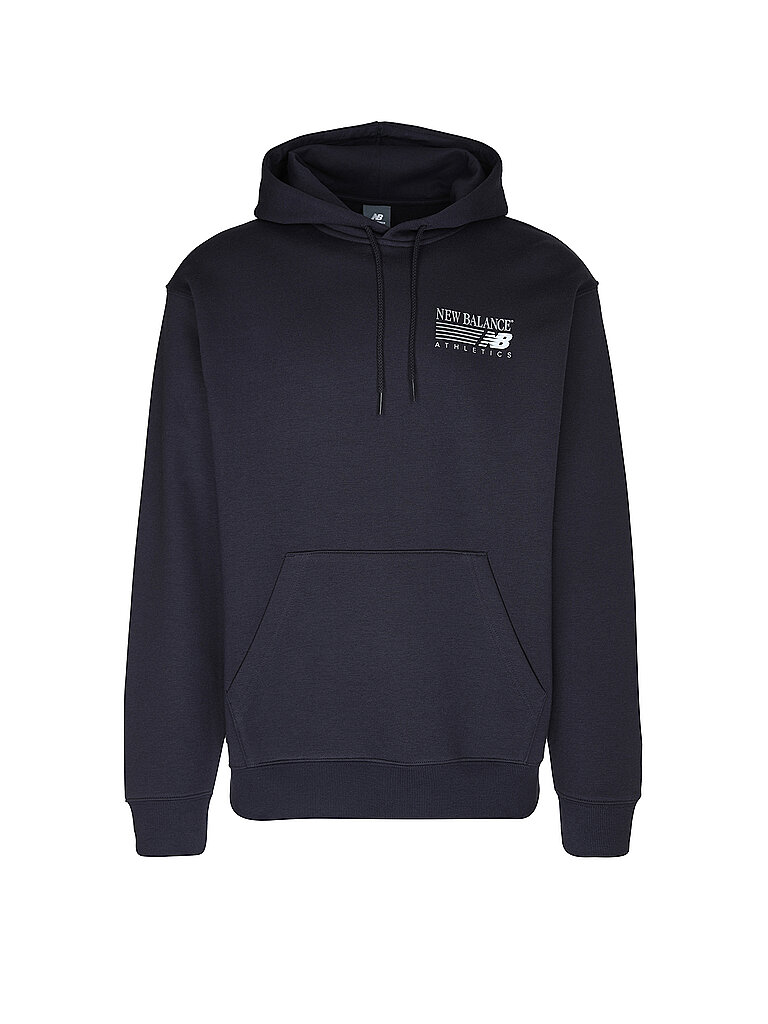 NEW BALANCE Herren Hoodie dunkelblau | S