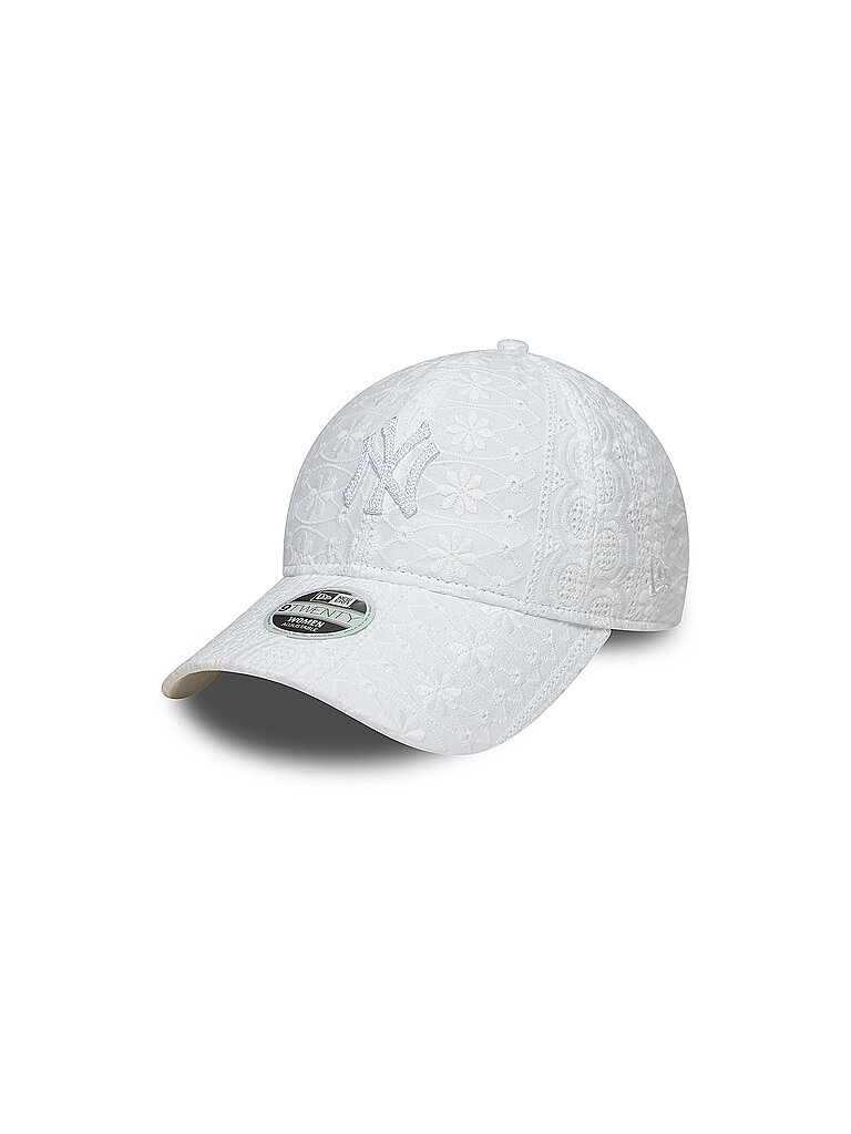 new era Kappe Broderie 9TWENTY NY Baumwolle weiss