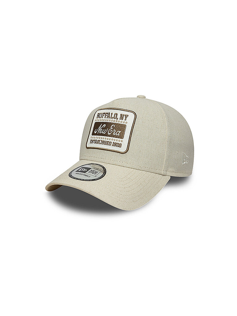 new era Kappe Patch Linen E-Frame Beige