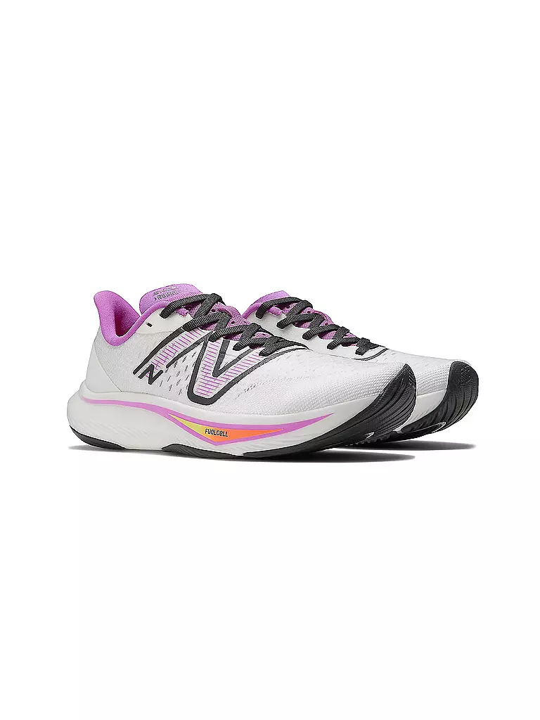 NEW BALANCE | Damen Wettkampf Laufschuhe FuelCell Rebel v3 | weiss