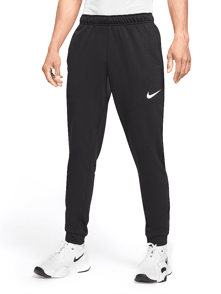 Nike Jogginghose Dri-Fit French-Terry Polyester-Baumwolle Schwarz