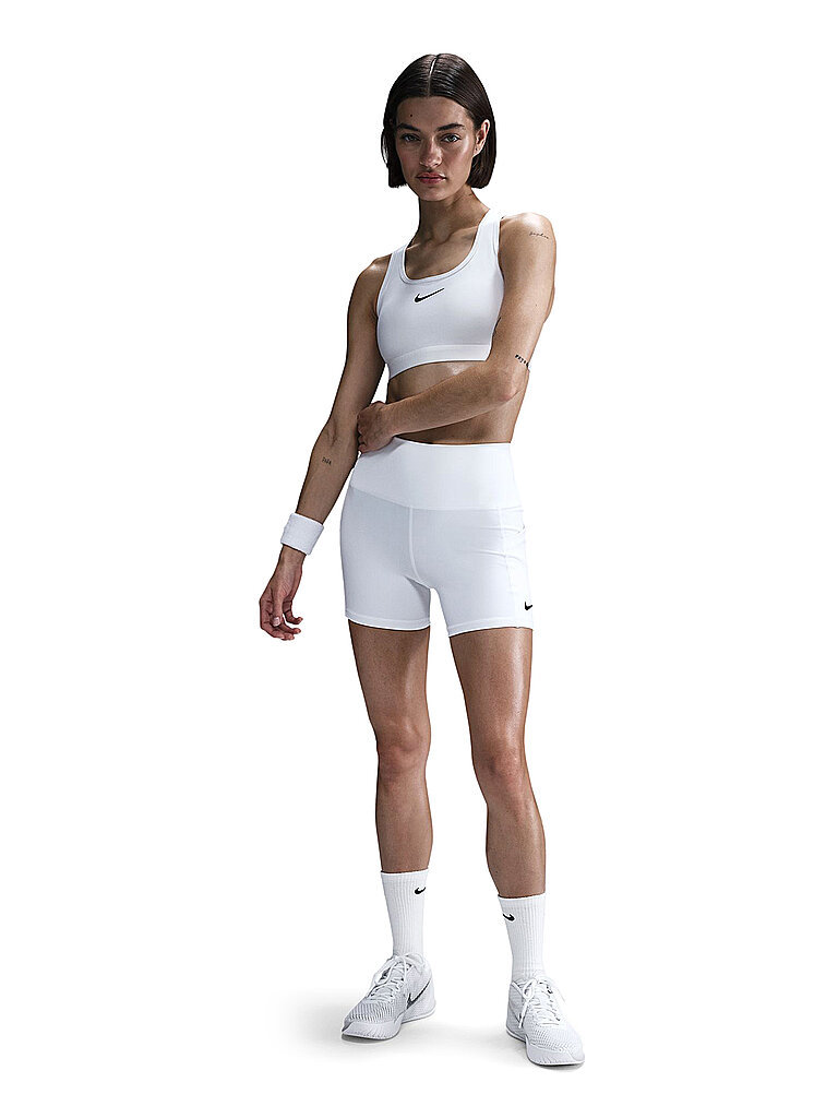 Nike Tennisshort Ball Polyester-Elastan Weiss