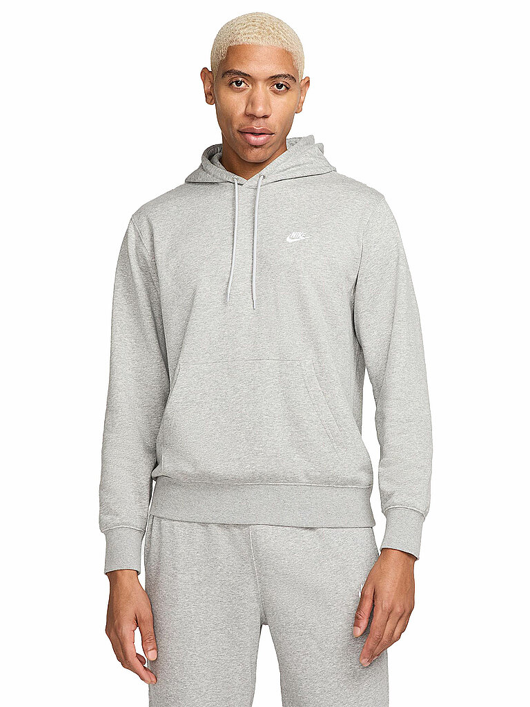 Nike Hoodie NK Club French Terry Grau