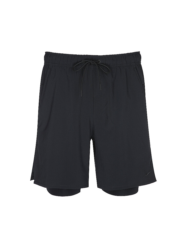 Nike Fitnessshort 2in1 Unlimited Dri-FIT Schwarz
