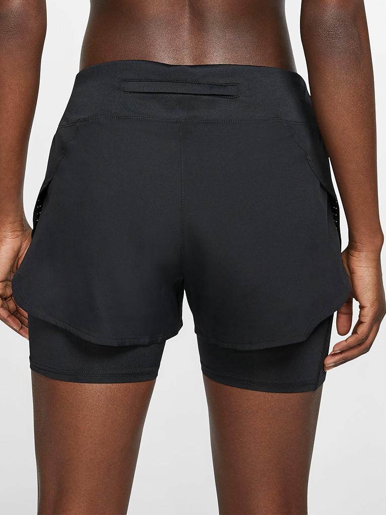 NIKE | Damen 2in1 Laufshort Eclipse | schwarz