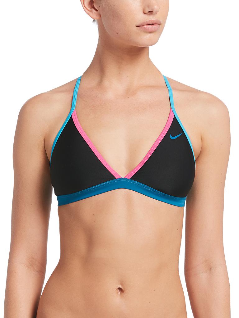 NIKE | Damen Bikinioberteil Solid T-Back | schwarz