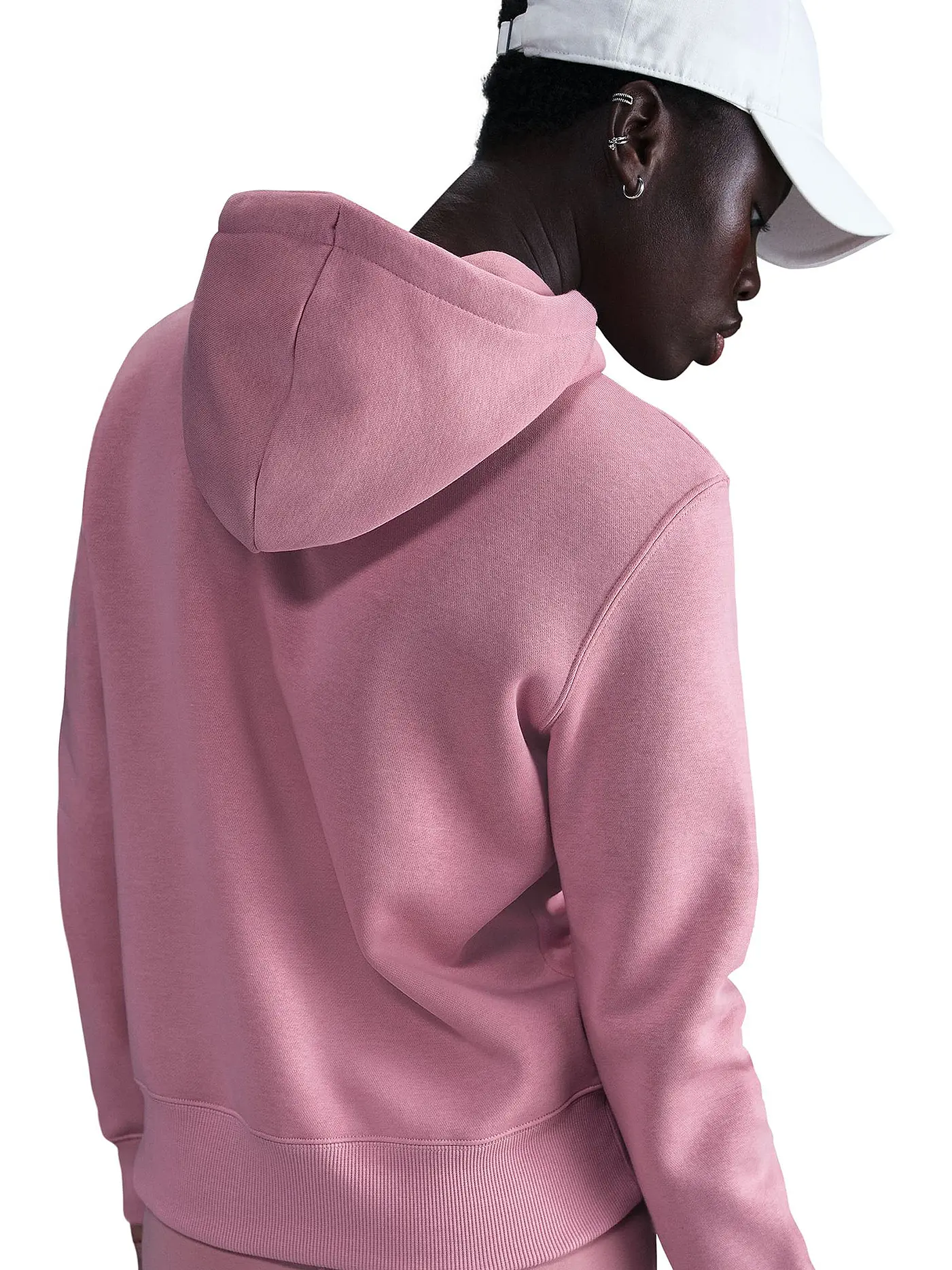 NIKE | Damen Fitnesshoodie Sportswear Phoenix Fleece | rosa