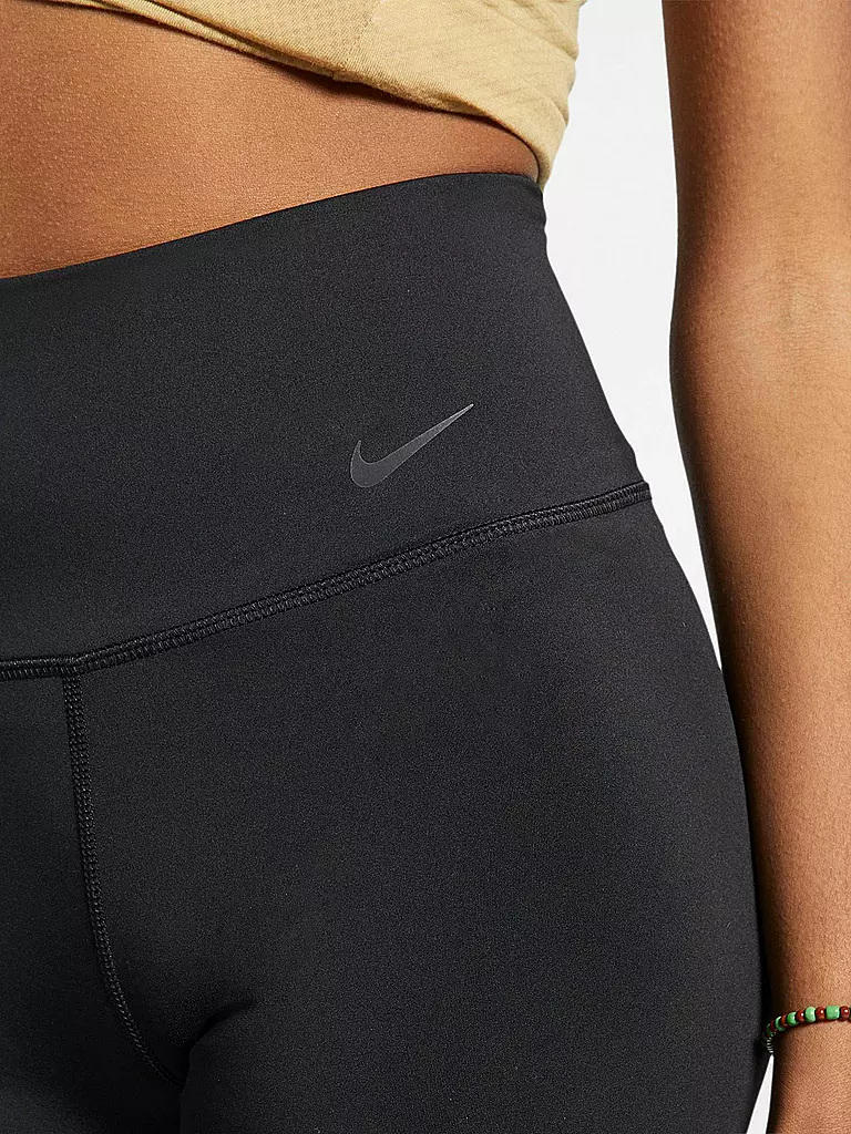 NIKE | Damen Fitnesshose Yoga Power | schwarz