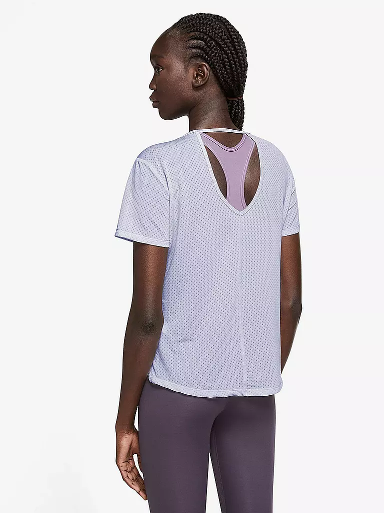 NIKE | Damen Fitnessshirt Dri-FIT One Breathe | lila