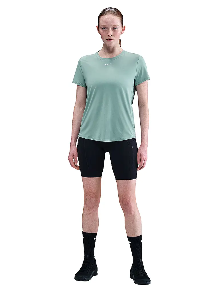 NIKE | Damen Fitnessshirt One Classic Dri-FIT | Petrol