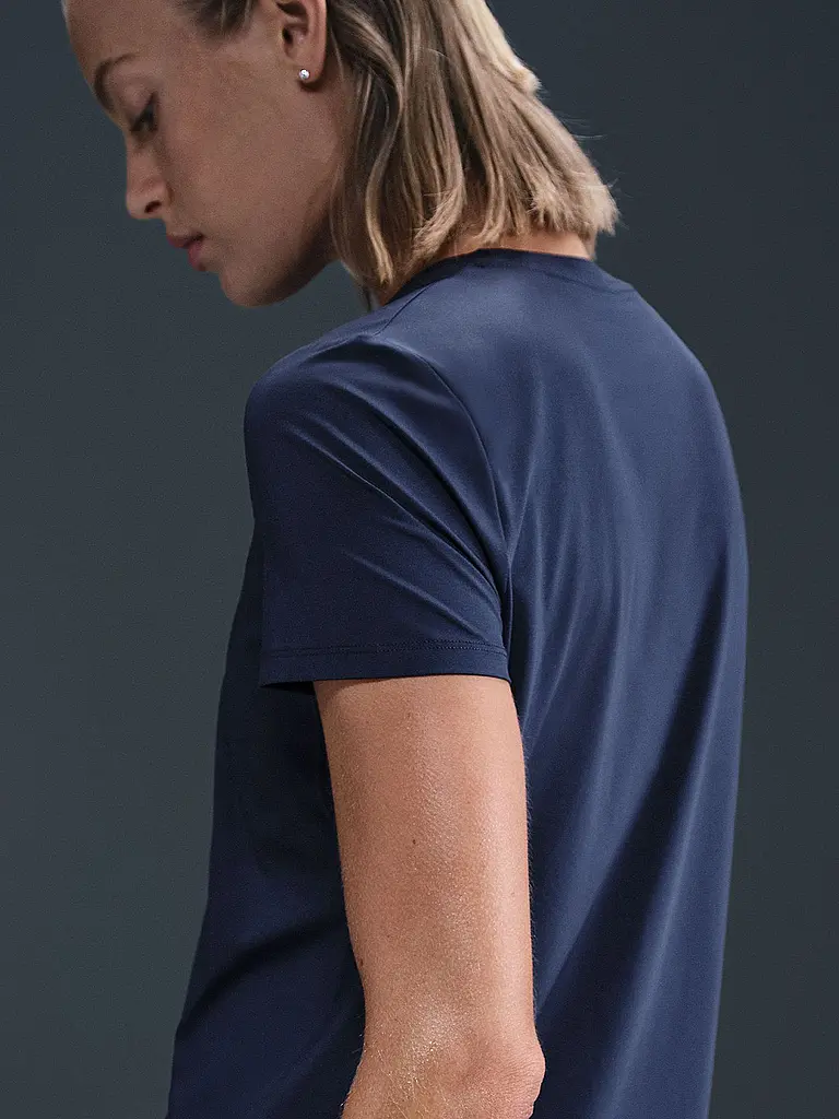 NIKE | Damen Fitnessshirt One Classic Dri-FIT | dunkelblau
