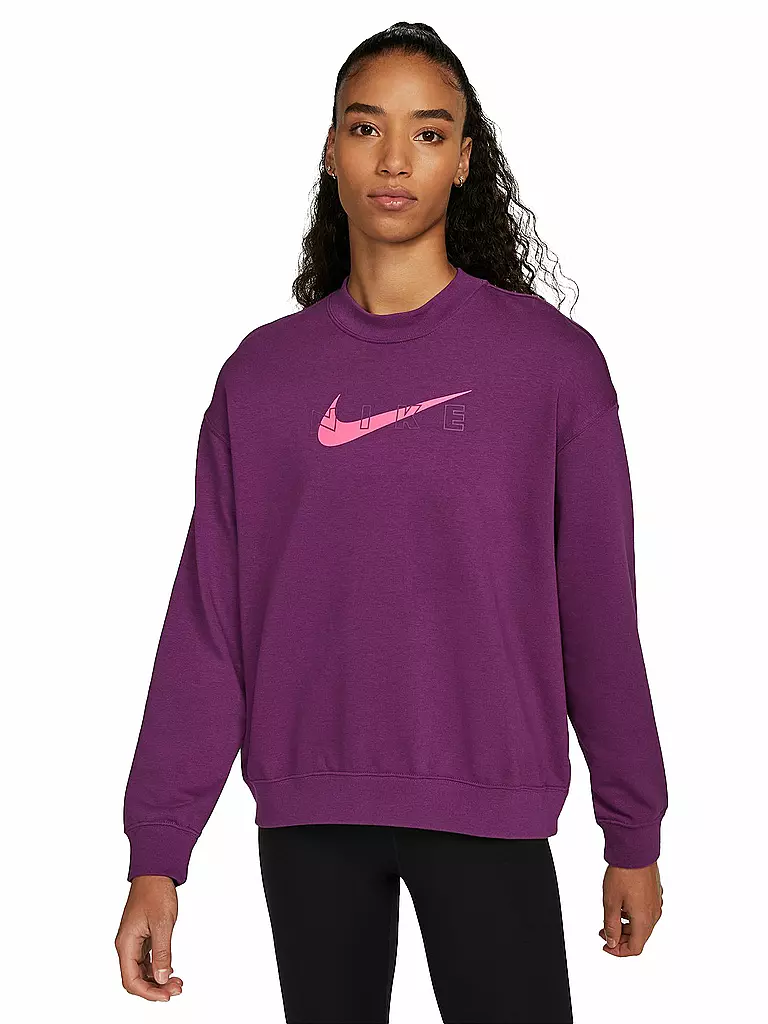 NIKE | Damen Fitnesssweater Dri-FIT Get Fit | lila