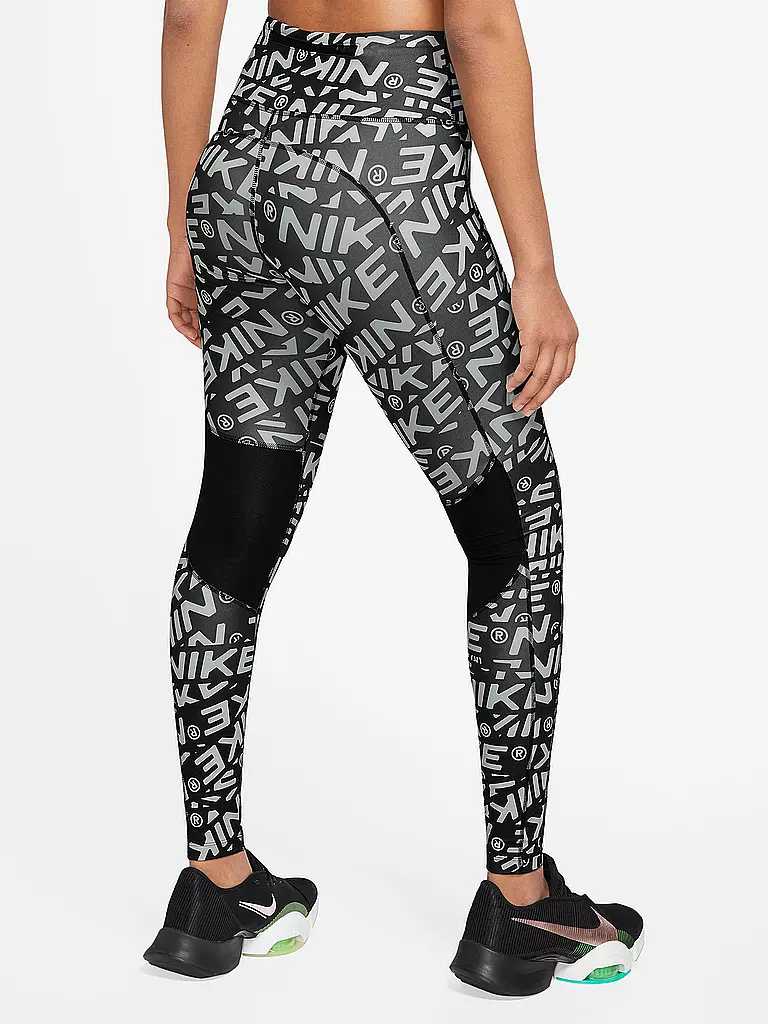 NIKE | Damen Fitnesstight Fast | schwarz