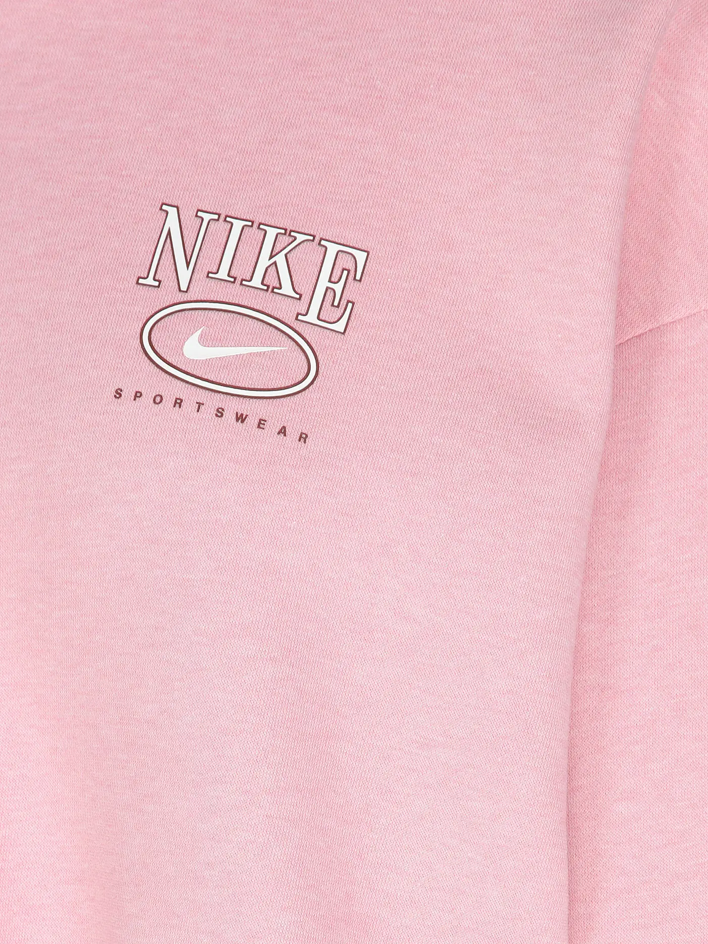 NIKE | Damen Hoodie  Sportswear Club Fleece Crop | rosa