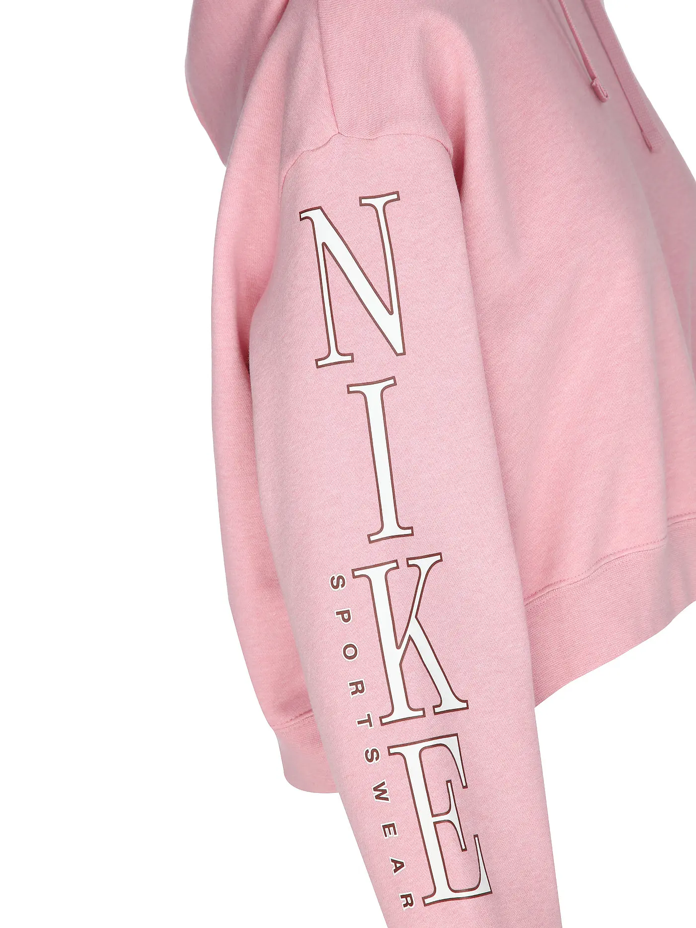 NIKE | Damen Hoodie  Sportswear Club Fleece Crop | rosa