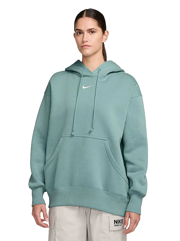 NIKE | Damen Hoodie NSW Phnx FLC | petrol