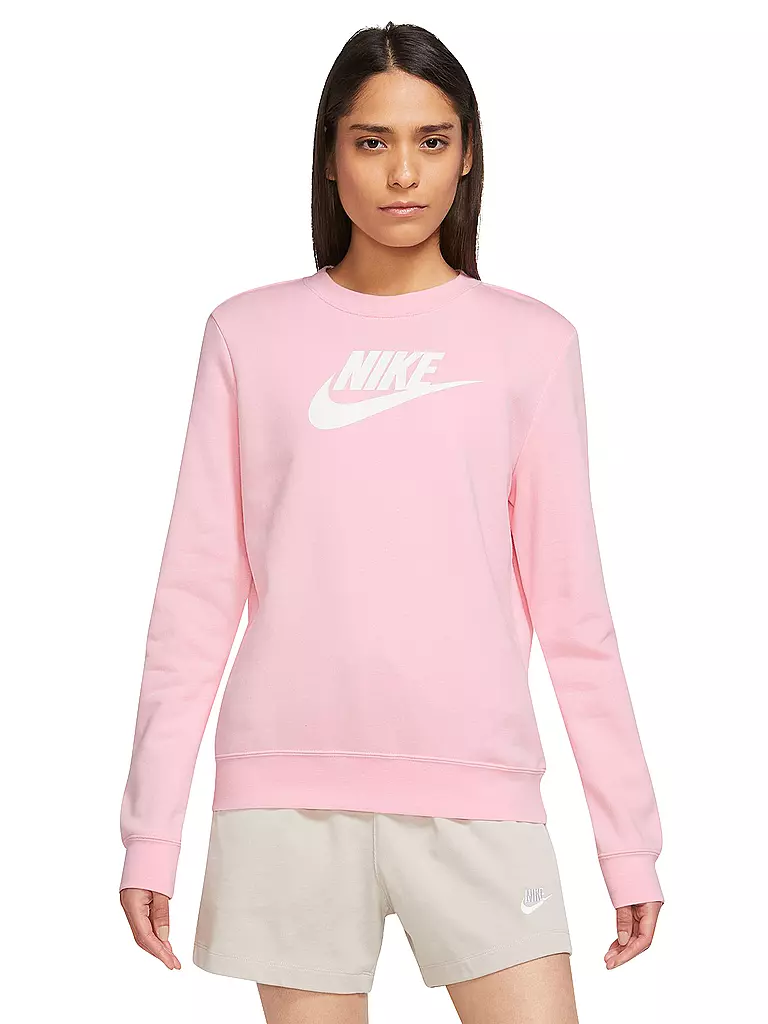 NIKE Damen Hoodie Sportswear Club Fleece rosa