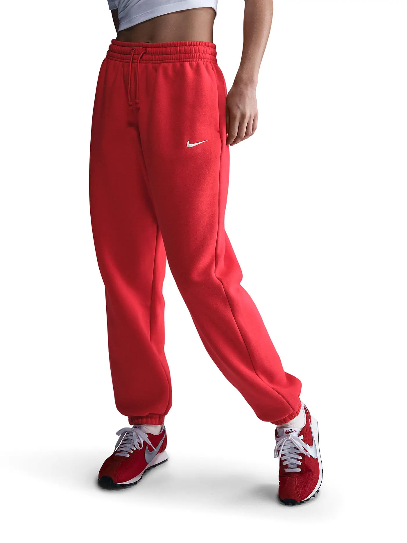 NIKE | Damen Jogginghose NSW Phnx FLC | rot