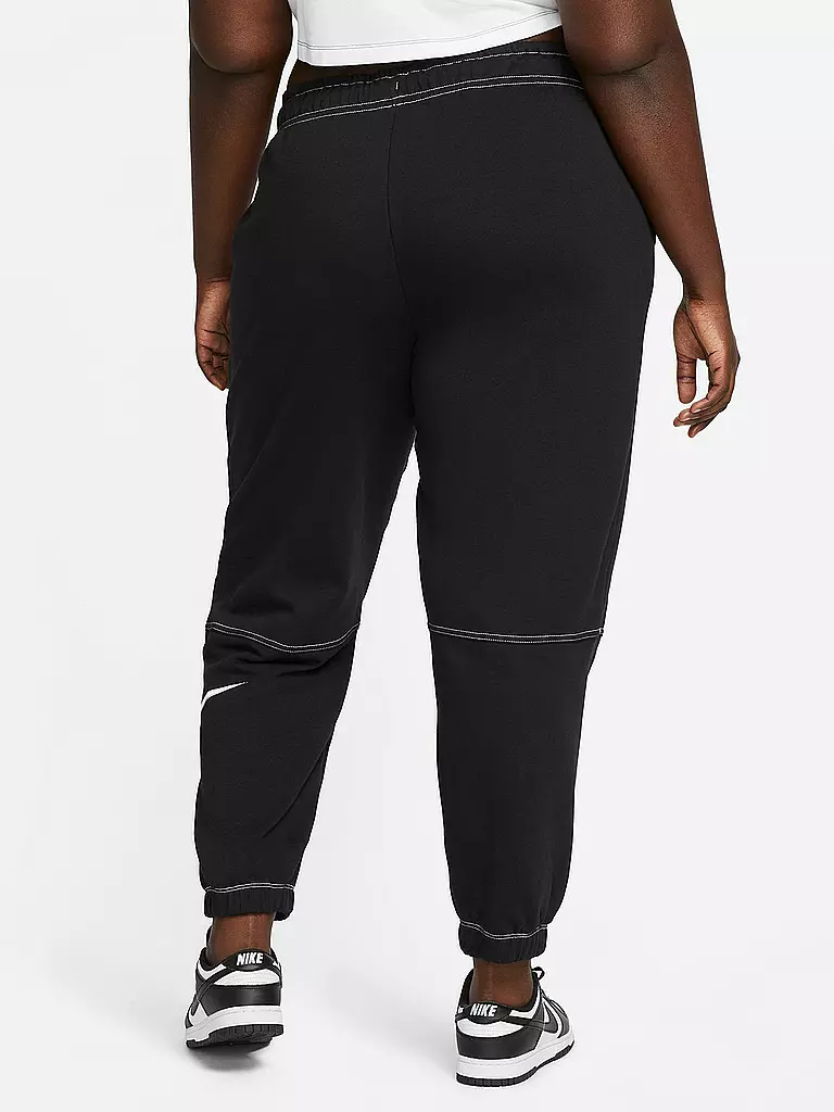 NIKE | Damen Jogginghose Sportswear Swoosh | schwarz