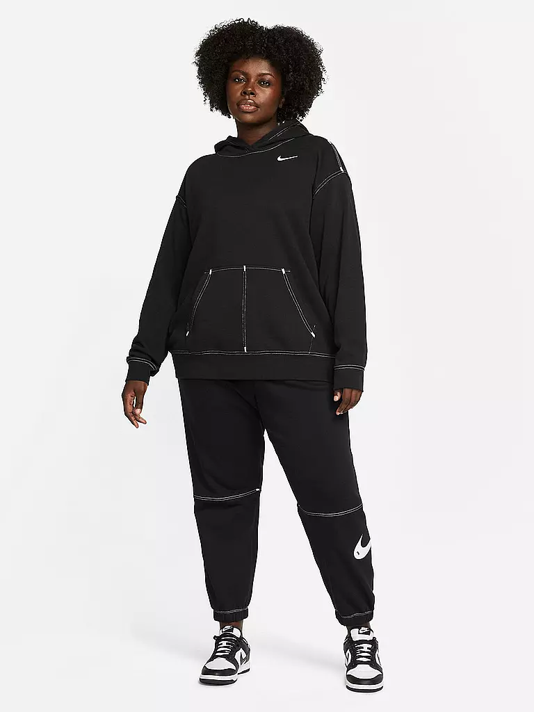 NIKE | Damen Jogginghose Sportswear Swoosh | schwarz