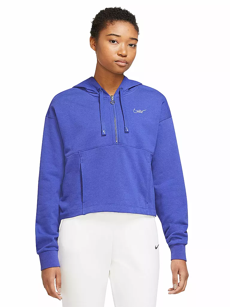 NIKE | Damen Kapuzenpullover Dri-FIT Get Fit | blau